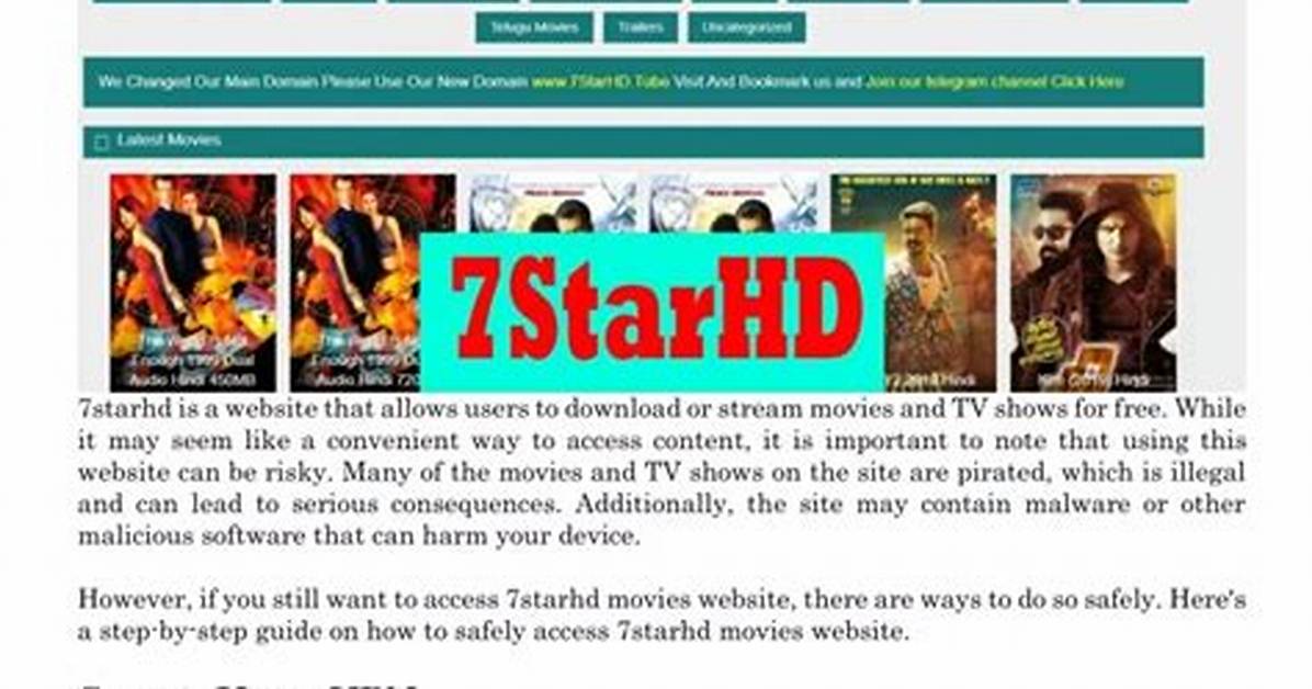 7 Starhd. in: Your Ultimate Guide to Streaming Movies and Tv Shows