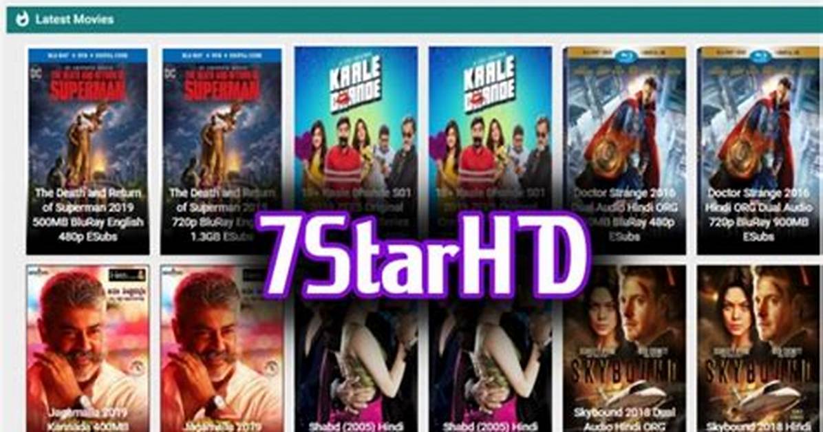 7Starhd Movies: Your Ultimate Destination for High-Quality Entertainment