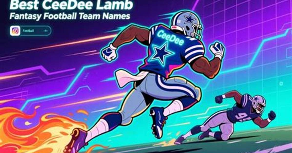 Best Fantasy Football Team Names for Ceedee Lamb Fans