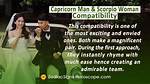 Capricorn Woman and Scorpio Man