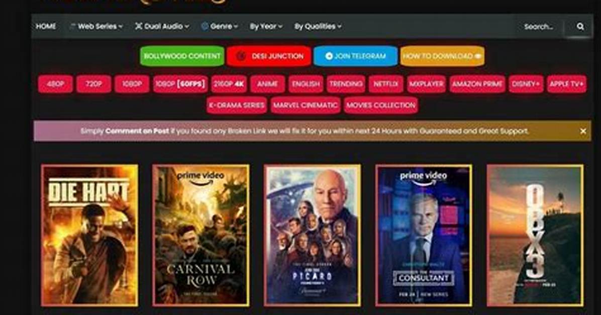 Explore: Movies, Heists & More with Vegmovies Alternatives