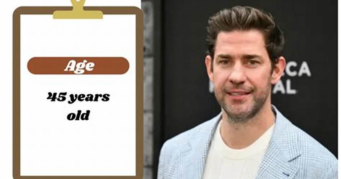 Exploring John Krasinski's Age and Career: a Comprehensive Look