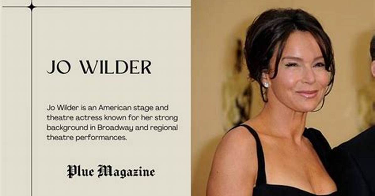 Jo Wilder: the Journey of an Influential Figure in Modern Culture
