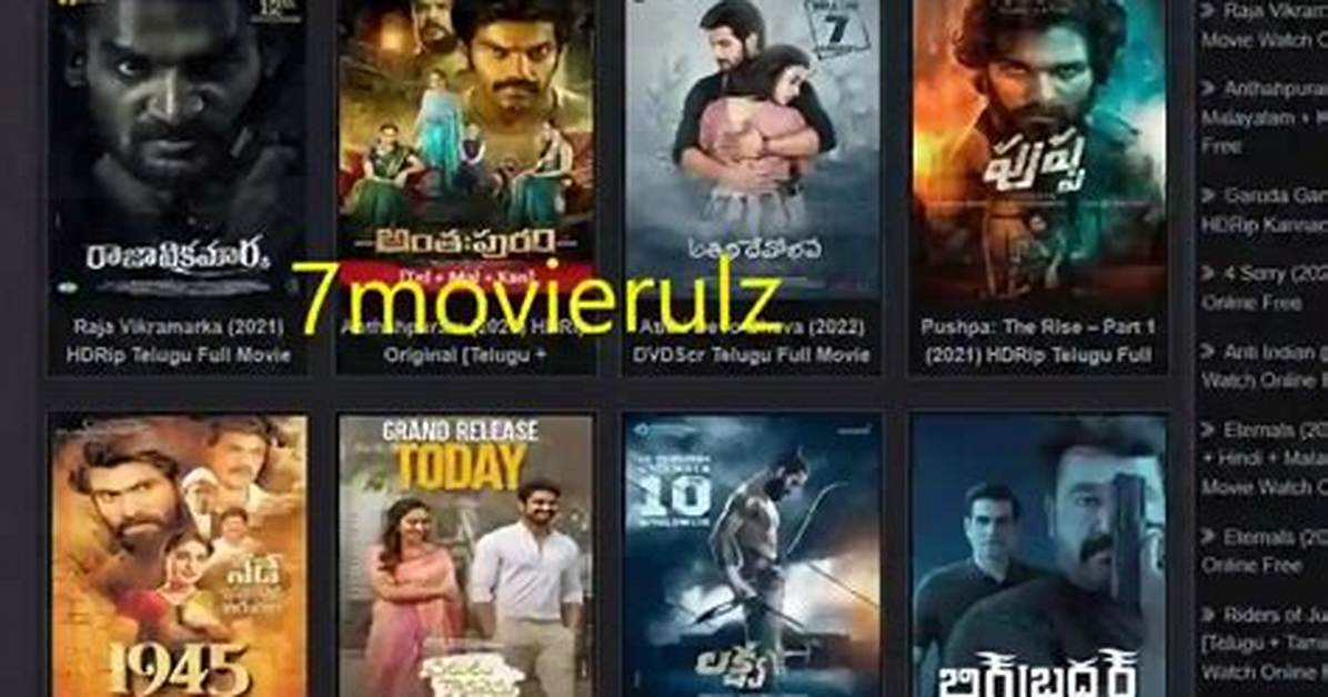 Movierulz 2025: Latest Telugu Movies & Where to Watch Them