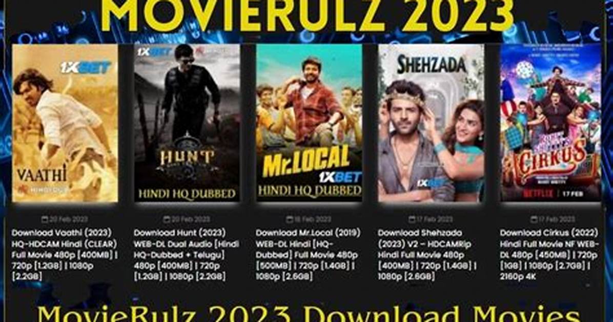 Movierulz: Your Guide to Telugu, Tamil & More Movies in 2025!