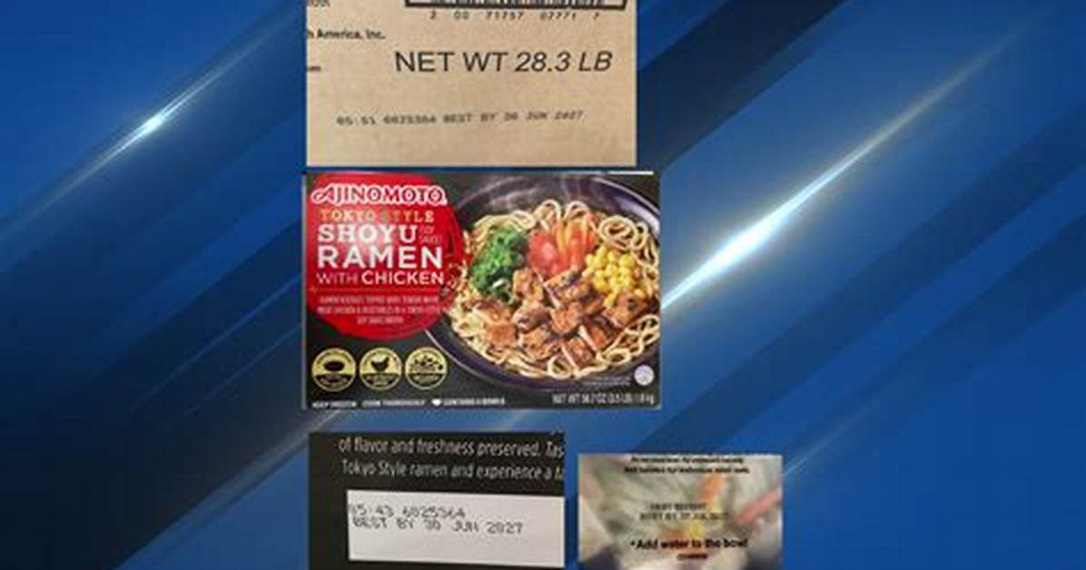 Ramen Noodle Recall 2024: What to Do